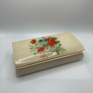 Vintage Italian Art Mark Lucite Trinket Box